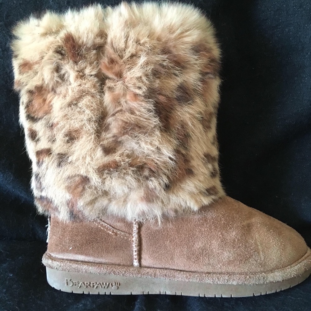 Women’s Leopard Print Bearpaw Boots